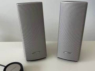 Used Bose Companion 20 Multimedia Speaker System, Silver 329509-1300