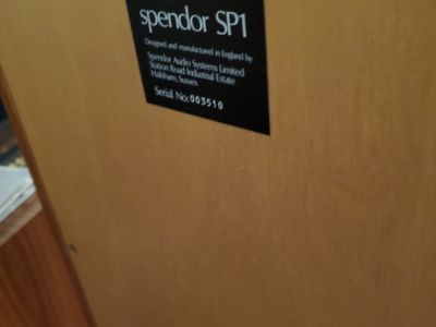 Used Spendor SP1 Speaker systems for Sale | HifiShark.com