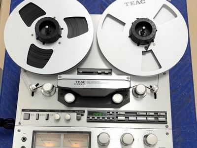 TEAC X-1000R, BLK, 2CH, AUTO REVERSE REEL TO REEL TAPE DECK WITH