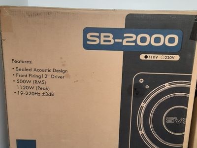 Used SVS SB2000 Subwoofers for Sale