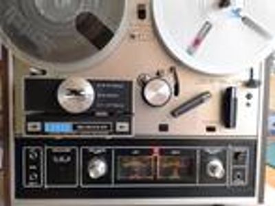 Lot - Akai X-201D Reel To Reel Tape Recorder, Tapes