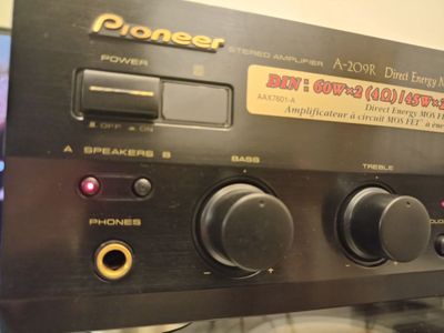 Amplificador PIONEER A-209R 60wx2 4Ohm - 6 Inputs de segunda mano