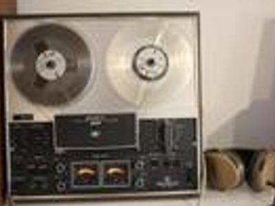 Sony TC-366 Open Reel Tape Recorder w/Cover, Untested, for PARTS/REPAIR