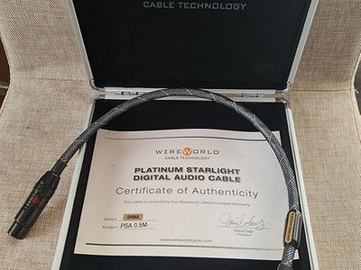 Used wireworld platinum starlight for Sale | HifiShark.com