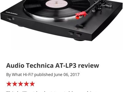 Audio-Technica AT-LP3 BK - BimotorDJ