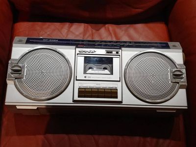 Retro Boombox Cassette Player AMFMSW Radio, Cassette Macao