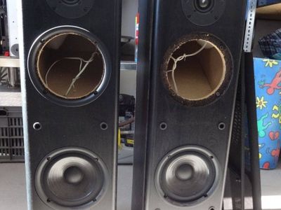 2 Replacement 6.5 Speaker Foam Surround For Onkyo SC 585, SC 470, SC 475  Repair