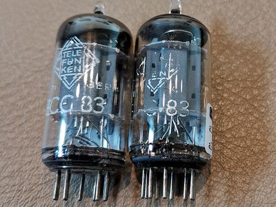 Used Telefunken ECC83 12AX7 Vacuum tubes for Sale | HifiShark.com