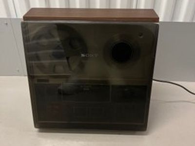 Sony TC-366 Open Reel Tape Recorder w/Cover, Untested, for PARTS/REPAIR