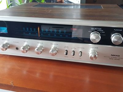 ☆NIKKO RECEIVER R-5000 70年代 ビンテージ レシーバ― - オーディオ機器