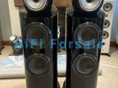 Bowers & Wilkins 802 D3 Speakers In Gloss Black - Like New and Complet