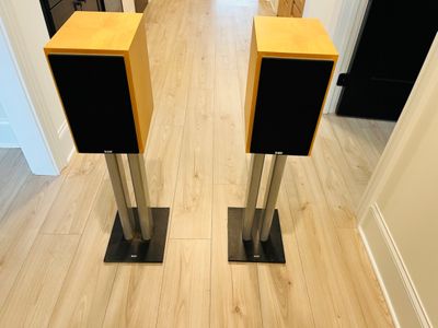 Bowers & Wilkins CM2 Bookshelf Speakers in RARE Blonde Maple Finish