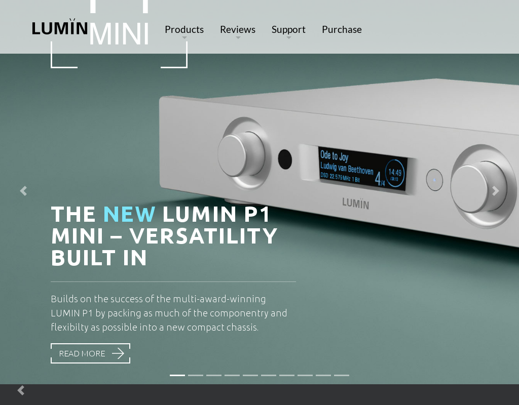 LUMIN homepage